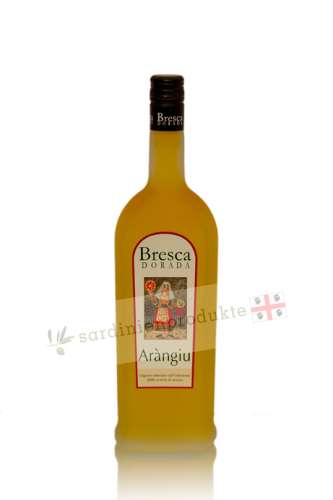 Flasche 0,7l Orangenlikör von Bresca Dorada, Sardinien