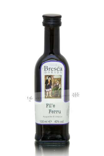 Flasche 0,1 lt Mirto rosso von Bresca Dorada, Sardinien