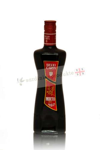 Flasche 0,5 lt Mirto rosso von Silvio Carta, Sardinien