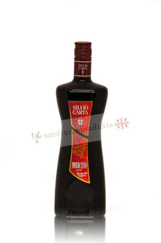 Flasche mit 0,7lt, Mirto rosso von Silvio Carta Sardinien