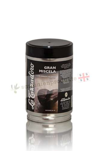 Dose mit Kaffee Gran Miscela, 250 gr, La Tazza d'Oro