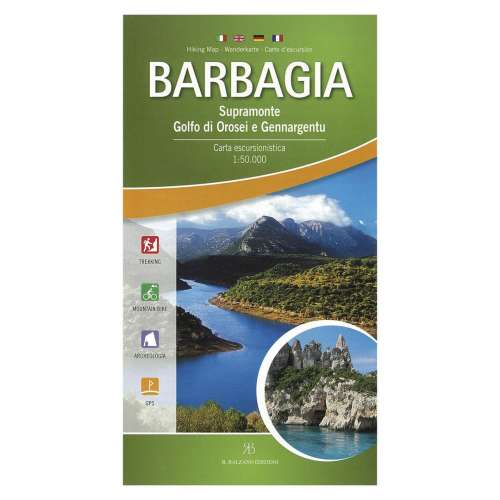 Barbagia Wanderkarte Sardinien