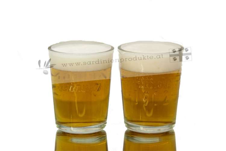 Ichnusa Gläser, 0,2lt, 6 Stück