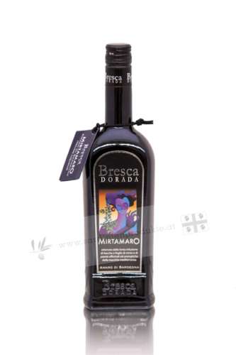 Flasche 0,5l Mirto Amaro von Bresca Dorada, Sardinien