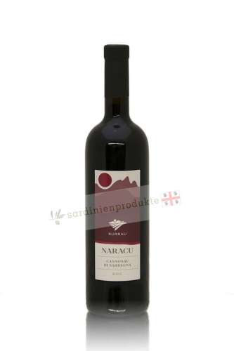 Flasche mit Nuracu Cannonau von Surrau