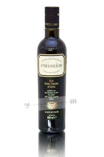 Flasche mit Primer Olivenöl