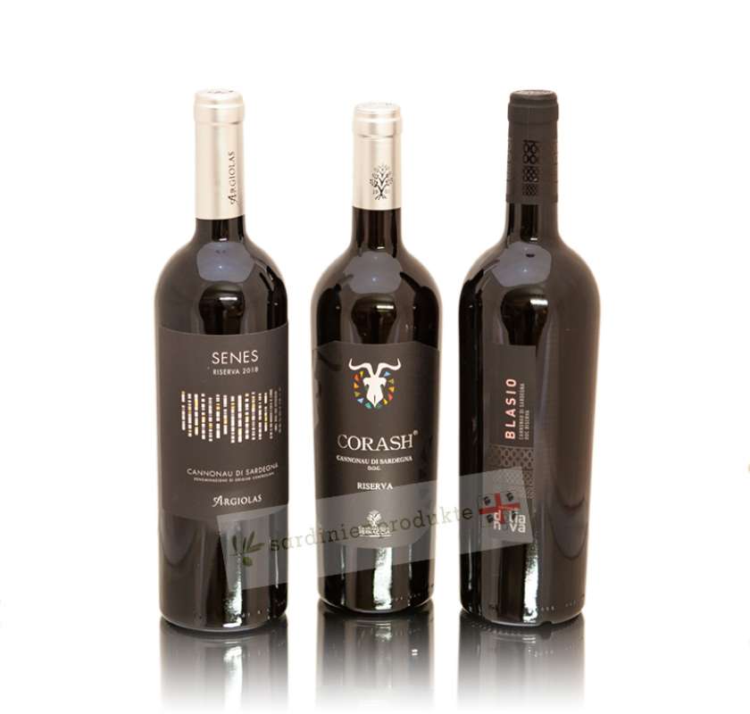 Cannonau Riserva Mix , 3 Flaschen