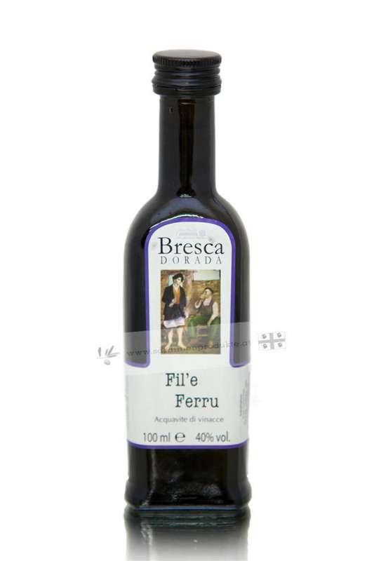 Flasche 0,1 lt Mirto rosso von Bresca Dorada, Sardinien