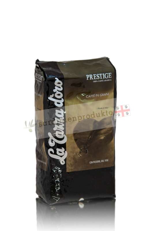 Prestige mit Kaffeebohnen