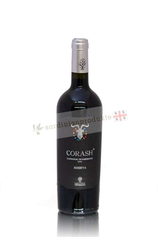 Flasche mit 0,75lt Cannonau barrique der Cantina della Vernaccia