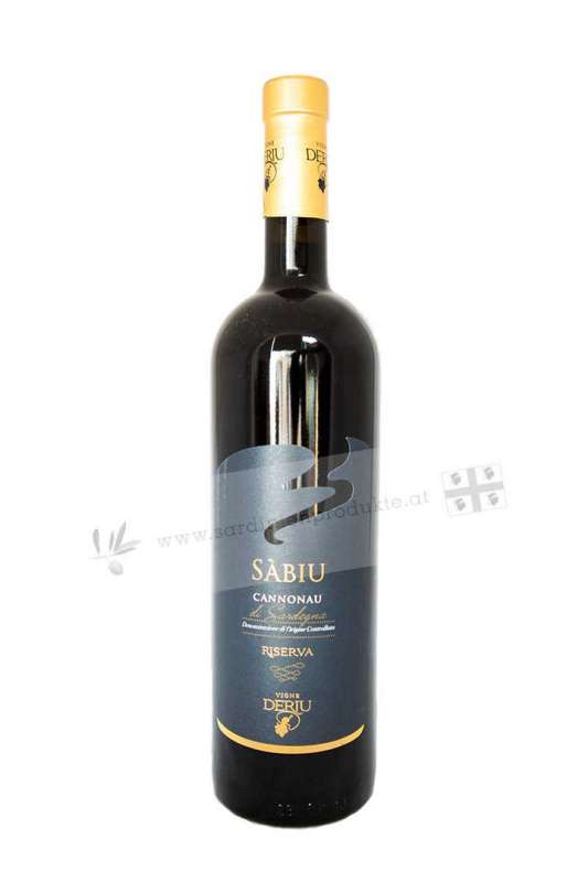 Flasche Sabiu Cannonau Riserva der Vigne Deriu