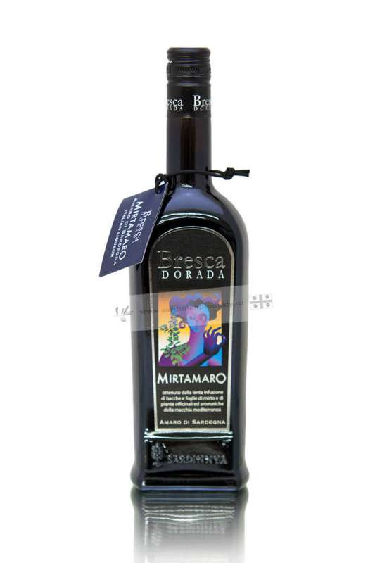 Flasche 0,1l Mirto Amaro von Bresca Dorada, Sardinien