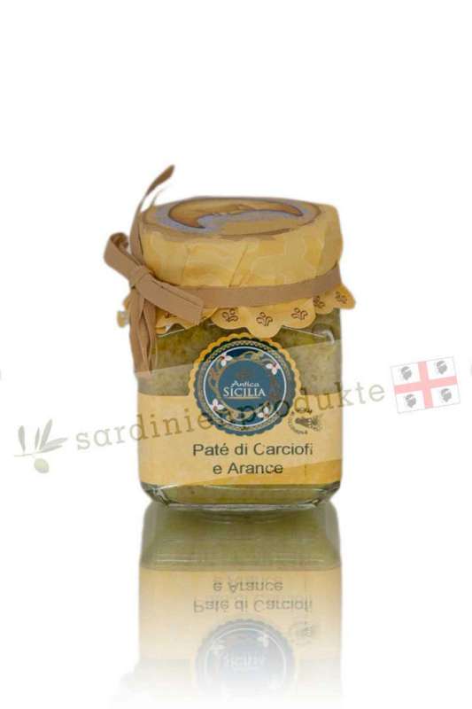 Paste, Dip mit Artischocke und Orange